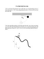 Bài tập ôn tập HKII môn Lí - Lớp 10
