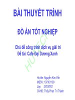 cafe đại dương xanh