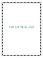 Làm đẹp với cây lô hội doc