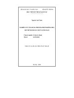 Nghiên cứu ứng dụng phương pháp không phá huỷ để đánh giá chất lượng đạn