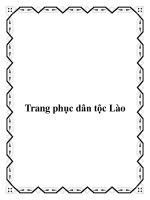 Trang phục dân tộc Lào doc