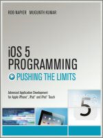 wiley ios 5 programming pushing the limits, advanced application development for apple iphone ipad and ipod touch (2012)