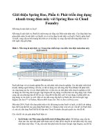 Giới thiệu Spring Roo, Phần 4: Phát triển ứng dụng nhanh trong đám mây với Spring Roo và Cloud Foundry doc