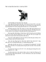 Một vài đặc điểm kính hiển vi sinh học BX43 ppt