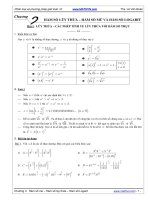 Hàm số luỹ thừa Hàm số mũ và hàm số logarit