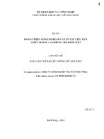 Hoàn thiện công nghệ sản xuất vật liệu hàn chất lượng cao dùng cho đóng tàu   chế tạo hệ thống sấy que hàn