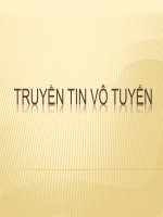 tìm hiểu về truyền tin vô tuyến