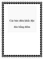 Các bức điêu khắc độc đáo bằng diêm doc