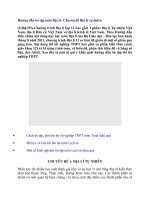 Hướng dẫn ôn tập môn Địa lý: Chuyên đề Địa lý tự nhiên pptx