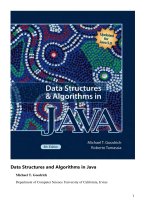 data structures and algorithms in java fourth edition