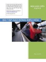 Toàn tập dao động cơ học ôn thi đại học