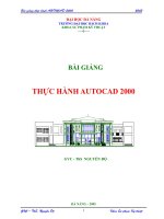Thực hành autocad BK đà nẵng