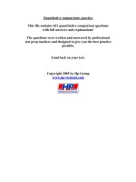 GMAT quantitative comparisons practice