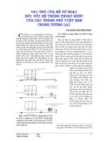 VAI TRÒ CỦA BỂ TỰ HOẠI ĐỐI VỚI HỆ THỐNG THOÁT NƯỚC CỦA CÁC THÀNH PHỐ VIỆT NAM TRONG TƯƠNG LAI pot