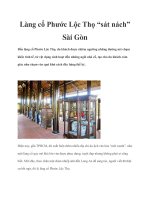 Làng cổ Phước Lộc Thọ “sát nách” Sài Gòn doc