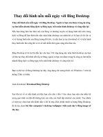 Thay đổi hình nền mỗi ngày với Bing Desktop potx