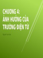 Chương 4: Tác động của trường điện từ