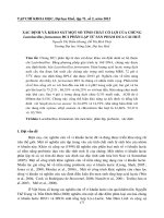 XÁC ĐỊNH VÀ KHẢO SÁT MỘT SỐ TÍNH CHẤT CÓ LỢI CỦA CHỦNG Lactobacillus fermentum DC1 PHÂN LẬP TỪ SẢN PHẨM DƯA CẢI HUẾ pot