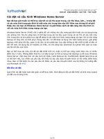 cai dat va cau hinh windows home server