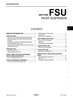 HỆ THỐNG GIẢM SÓC TRƯỚC TRÊN NISSAN VERSA HATCH BACK ĐỜI 2012