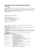 TÍNH CHẤT của NITO và PHƯƠNG PHÁP sản XUẤT