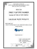 báo cáo thực tập tốt nghiệp tại công ty cổ phần dịch vụ bưu chính viễn thông sài gòn