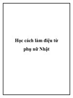 Học cách làm điệu từ phụ nữ Nhật doc
