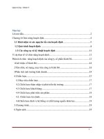 Chức năng hoạch định tại công ty bánh kẹo Kinh đô