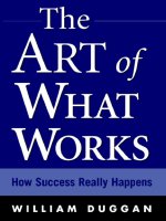 The art of what works. How success really happens (2003)