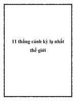 11 thắng cảnh kỳ lạ nhất thế giới pdf