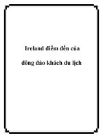 Ireland điểm đến của đông đảo khách du lịch pot