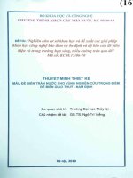 Nghiên cứu cơ sở khoa học và đề xuất các giải pháp khoa học công nghệ đảm bảo sự ổn định và độ bền của đê biển hiện có trong trường hợp sóng, triều cường tràn qua đê thuyết minh thiết kế mẫu đê biển tràn nước cho vùng nghiên