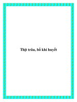 Thịt trâu, bổ khí huyết pot