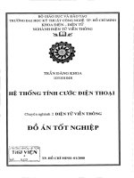 Đồ án tốt nghiệp : Hệ thống tín cước điện thoại