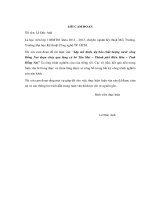 lập mô hình, dự báo chất lượng nước sông đồng nai đoạn chảy qua làng cá bè tân mai– thành phố biên hòa – tỉnh đồng nai