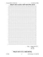 đồ án thiết kế cấp điện cho phân xưởng cơ khí của liên hợp hoá chất có kích thước phân xưởng 25m x 60m