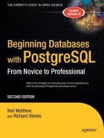 beginning databases with postresql - from novice to professional, 2nd ed 2005