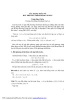 Các phương pháp giải toán qua các kì thi Olympic Toán học