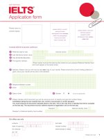 ielts application form   march 2010