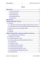 Tính toán thiết kế trang bị điện mô hình điều khiển cầu trục dùng PLCS7 300