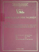 Xúc tiến thương mại quốc tế của Việt Nam trong bối cảnh hội nhập kinh tế quốc tế