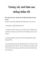 Tường xây mới làm sao chống thấm tốt docx