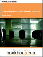 Corporate valuation and takeover - exercises