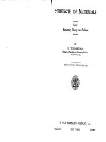 Timoshenko  strength of materials  parts i II (2nd ed,1947) print  scanned