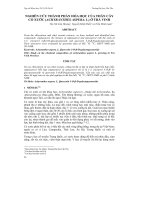 NGHIÊN CỨU THÀNH PHẦN HÓA HỌC CỦA THÂN CÂY CỎ XƯỚC (ACHYRANTHES ASPERA. L) Ở TRÀ VINH doc
