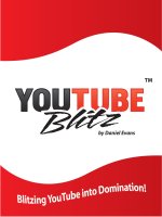 Youtube blitz youtube into domination marketing
