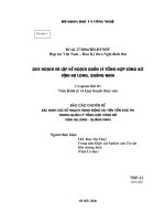 Quy hoạch và lập kế hoạch quản lý tổng hợp vùng bờ vịnh hạ long, quảng ninh  xác định các kế hoạch hành động ưu tiên tiền khả thi trong quản lý tổng hợp vùng bờ vịnh hạ long