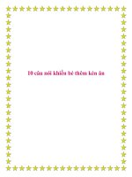 10 câu nói khiến bé thêm kén ăn. docx