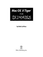 mac os x tiger for dummies (isbn - 0764576755)