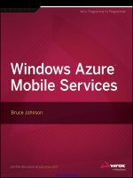 windows azure mobile services